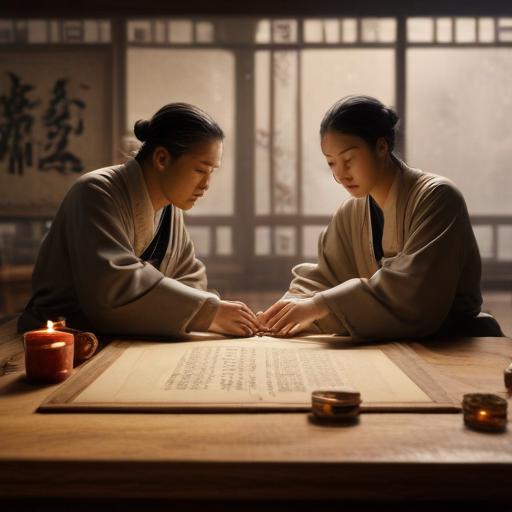 汉字“契”的艺术化图片 (Artistic image for character 契)